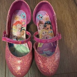 Disney Pink Glitter Dress Shoes for Kids
